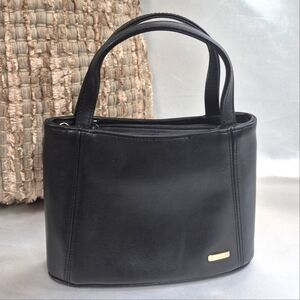 👛 VTG: Nine West Y2K Mini  Black Leather Purse